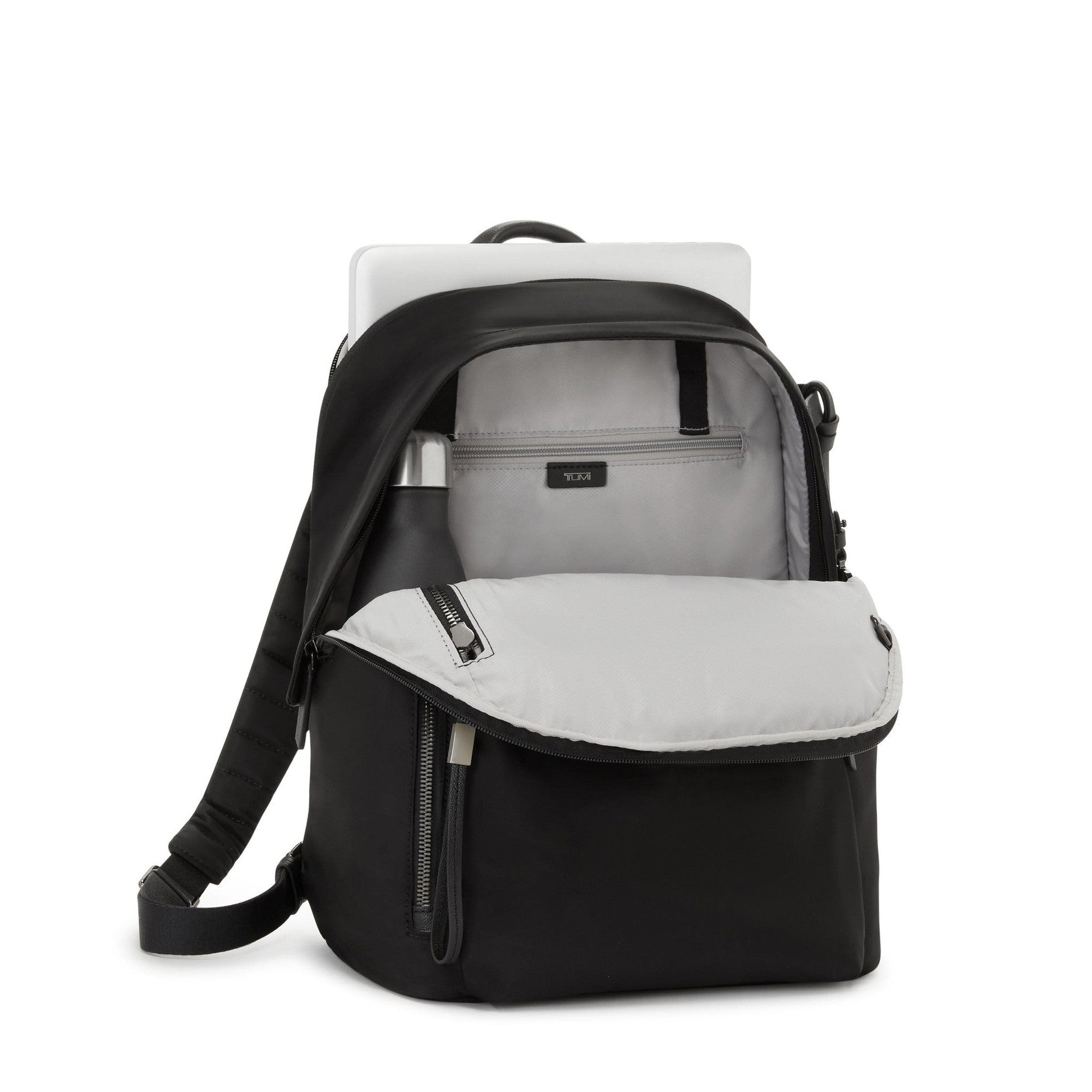 TUMI Voyageur Halsey Backpack - Premium Laptop Backpack for Men & Women, Water-Resistant Travel Backpack with USB Charging Port - Perfect for Business Travel, Commuting & College Campus Use