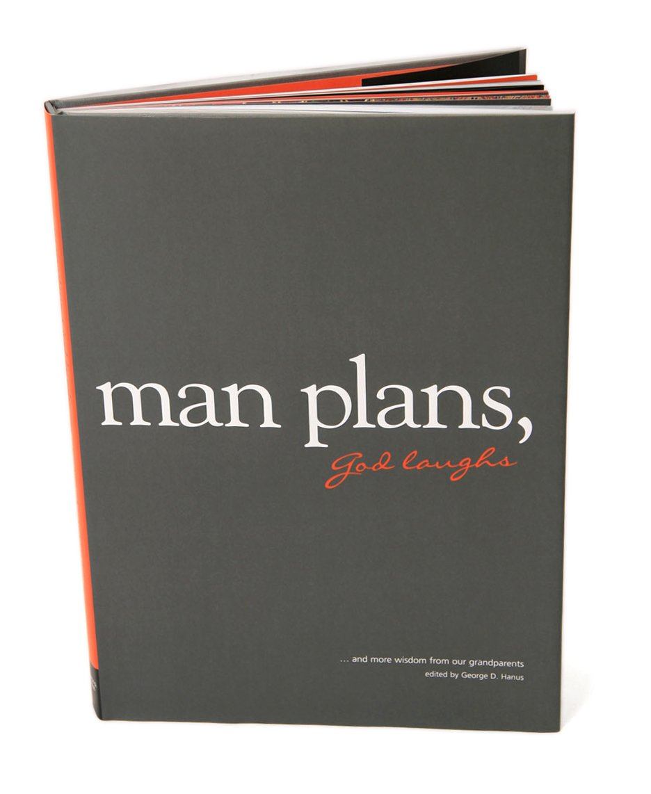 Man Plans, God Laughs - Inspirational Quote Wall Art for Home & Office Decor | Motivational Poster for Living Room, Bedroom, or Workspace