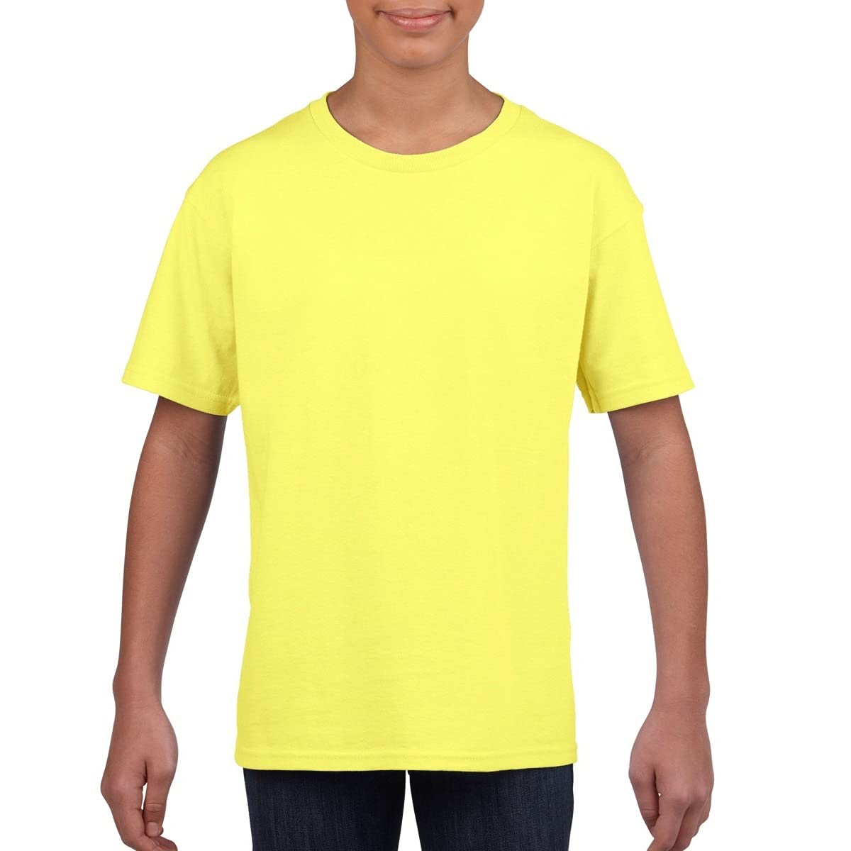 Gildan Kids Unisex Soft T-Shirt 2-Pack XL Light Blue for School & Play