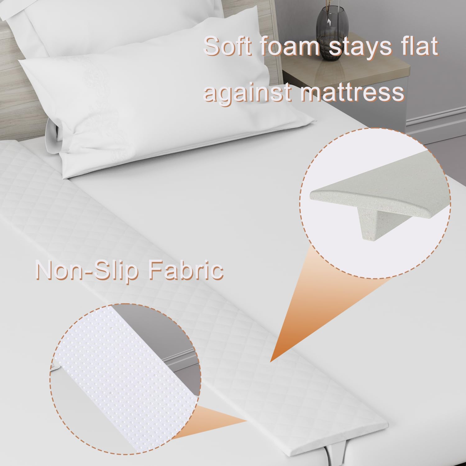 Twin XL to King Bed Bridge Converter Kit - Non-Slip Gap Filler for Adjustable Beds | Extra Wide 80