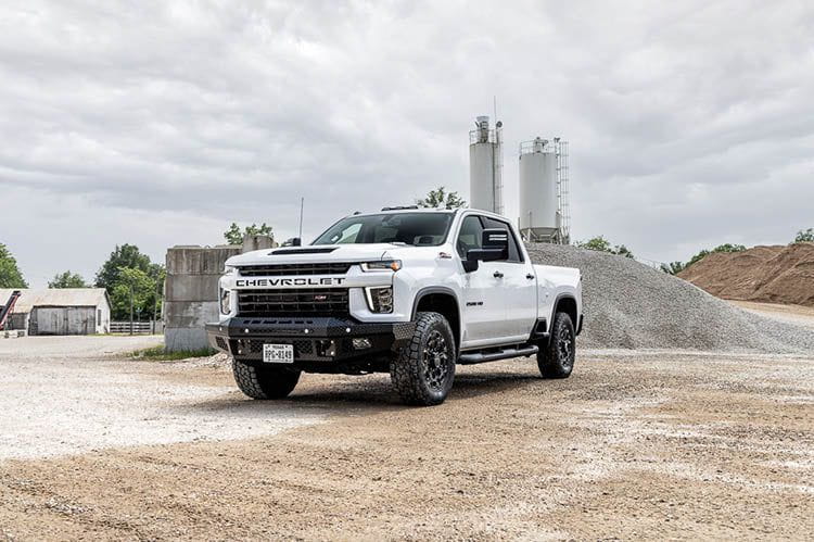 Bodyguard JAC20BY Front Bumper for 2020-2023 Chevy Silverado 2500/3500 HD Trucks | Heavy-Duty FT Base Protection | Off-Road & Towing Upgrade