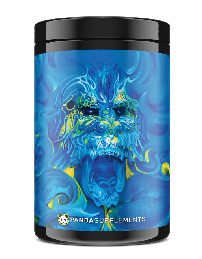 Panda Supplements Rampage Super Extreme Pre-Workout Powder - Energy & Focus Booster for Intense Gym Sessions & Bodybuilding Training