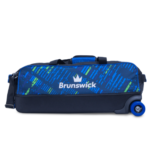 Brunswick Punisher 3 Ball Tote Bowling Bag - Durable & Lightweight for League Play & Practice - Perfect for Bowling Enthusiasts & Tournament Players