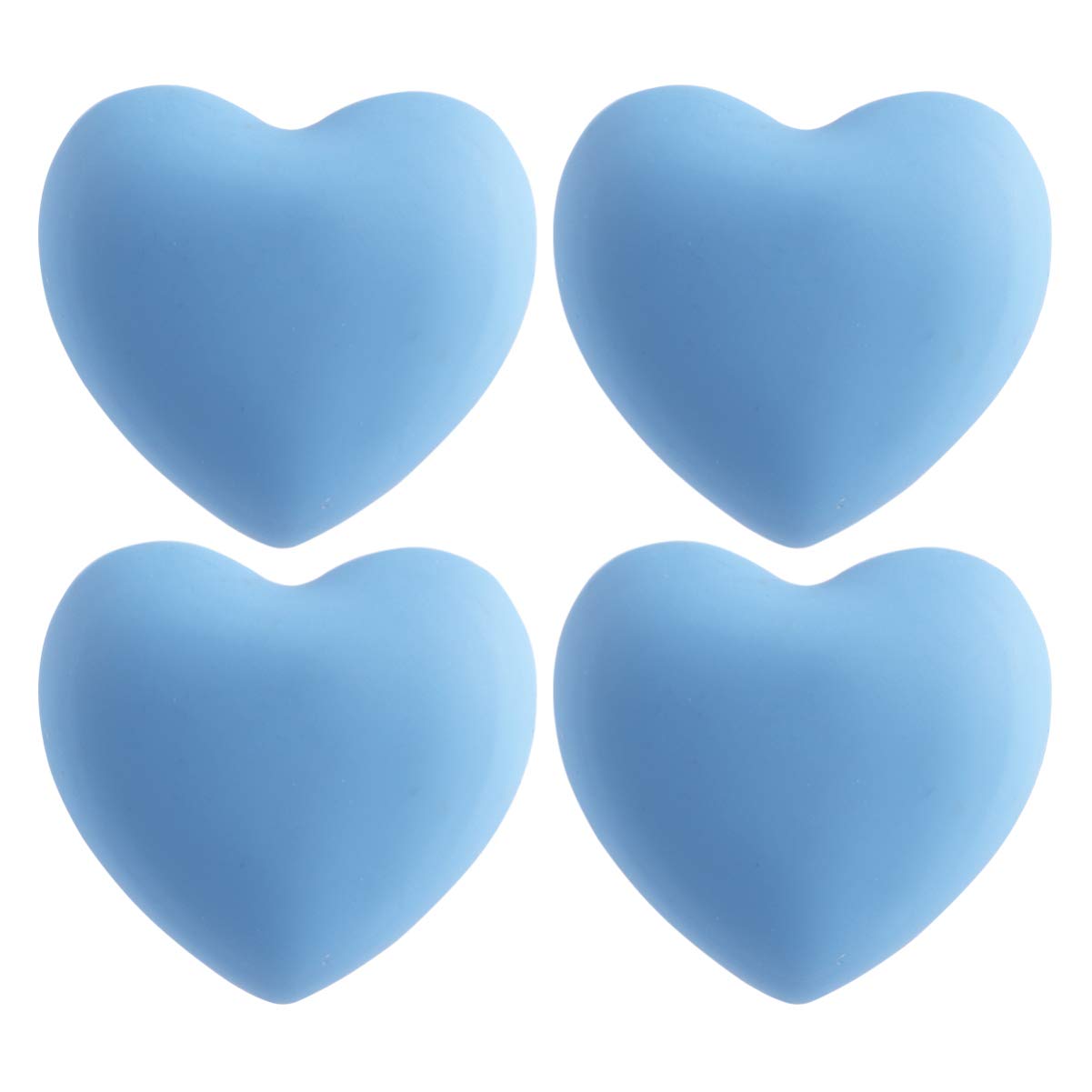 Wakauto 4-Piece Heart-Shaped Ceramic Drawer Pulls - Cute Yellow Cabinet Knobs & Black Dresser Handles for Kids Furniture, Kitchen Cabinets & Nursery Decor | Perfect for Children's Bedroom, Playroom & DIY Home Improvement Projects