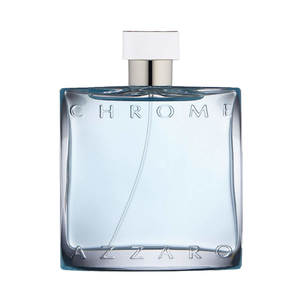 Premium Chrome Eau de Toilette Spray for Men - 3.4oz/100ml Fresh Citrus & Woody Fragrance - Long Lasting Cologne for Daily Wear, Office & Date Nights