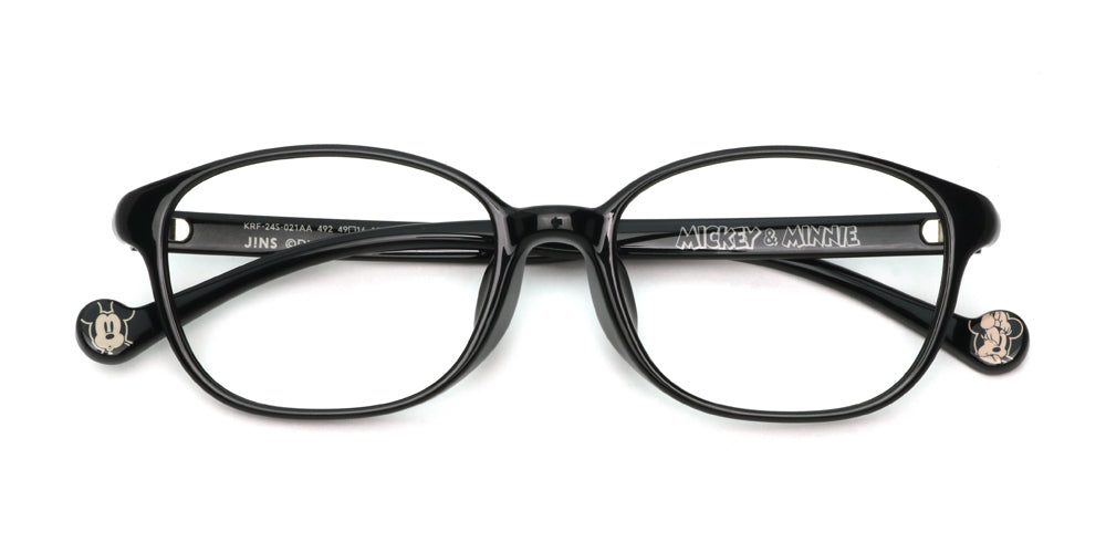 JINS x Disney Mickey & Minnie Kids Eyeglasses Frame 021 492 - Stylish & Comfortable Eyewear for School, Reading & Daily Wear