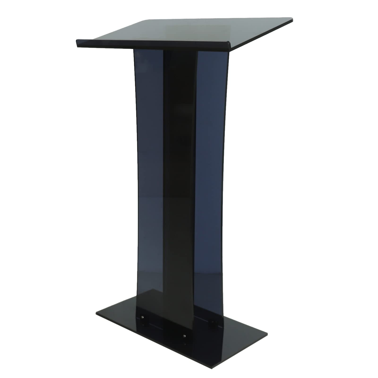 Clear Acrylic Podium Stand - Modern Plexiglass Lectern for Church, School & Events - Lightweight & Durable Display Pulpit for Presentations & Ceremonies
