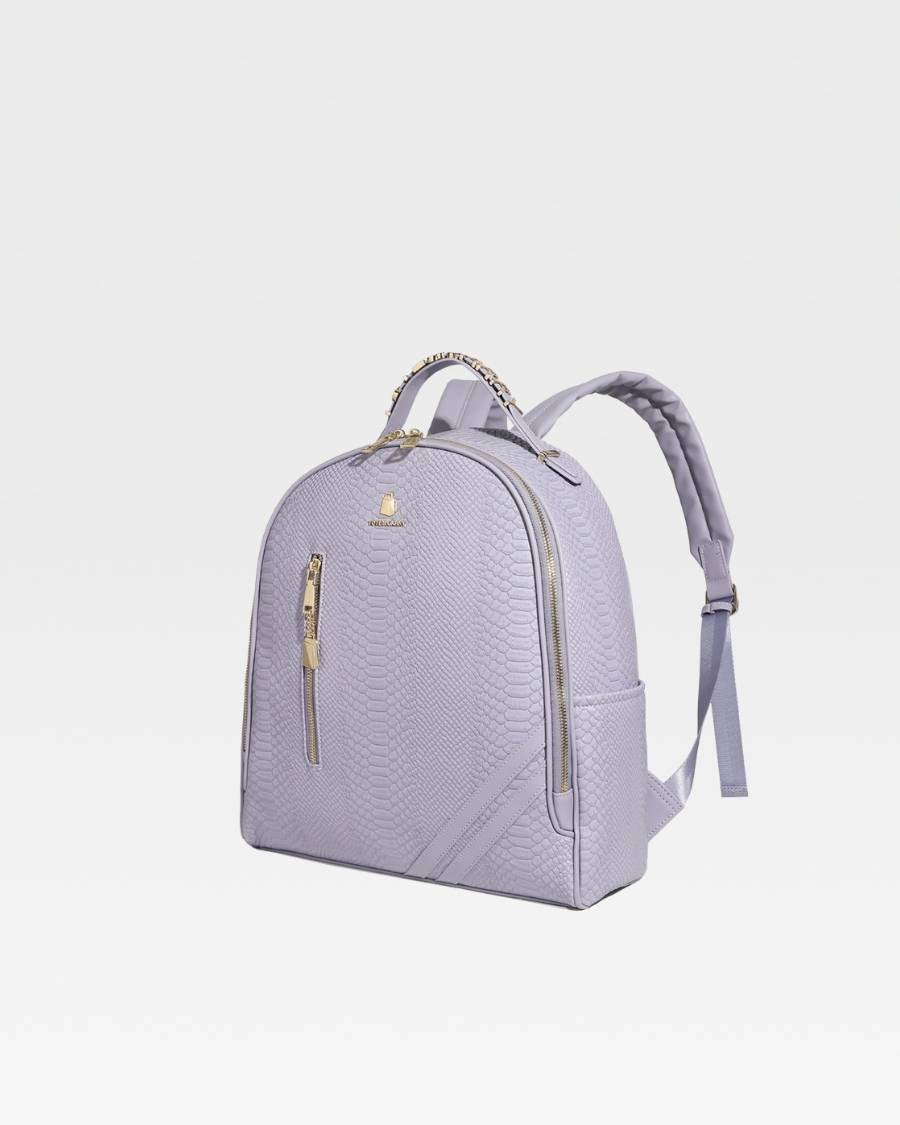 Apollo 1 BFF Backpack in Lavender - Stylish Waterproof School Backpack for Women & Girls - Perfect for College, Travel, and Everyday Use