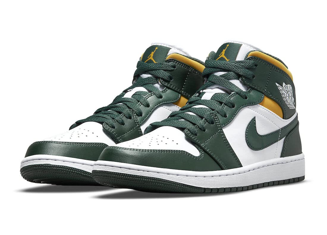 Nike Men's Air Jordan 1 Mid Basketball Shoes - Retro Style Sneakers for Casual Wear, Street Fashion & Sports Performance