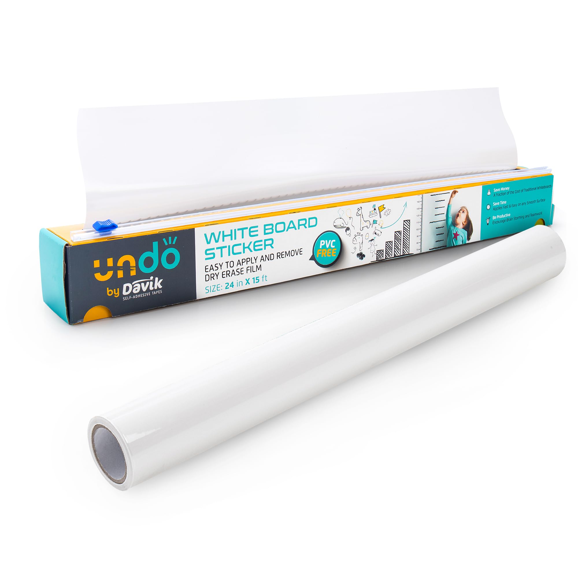 Davik Dry Erase Whiteboard Sticker - 24