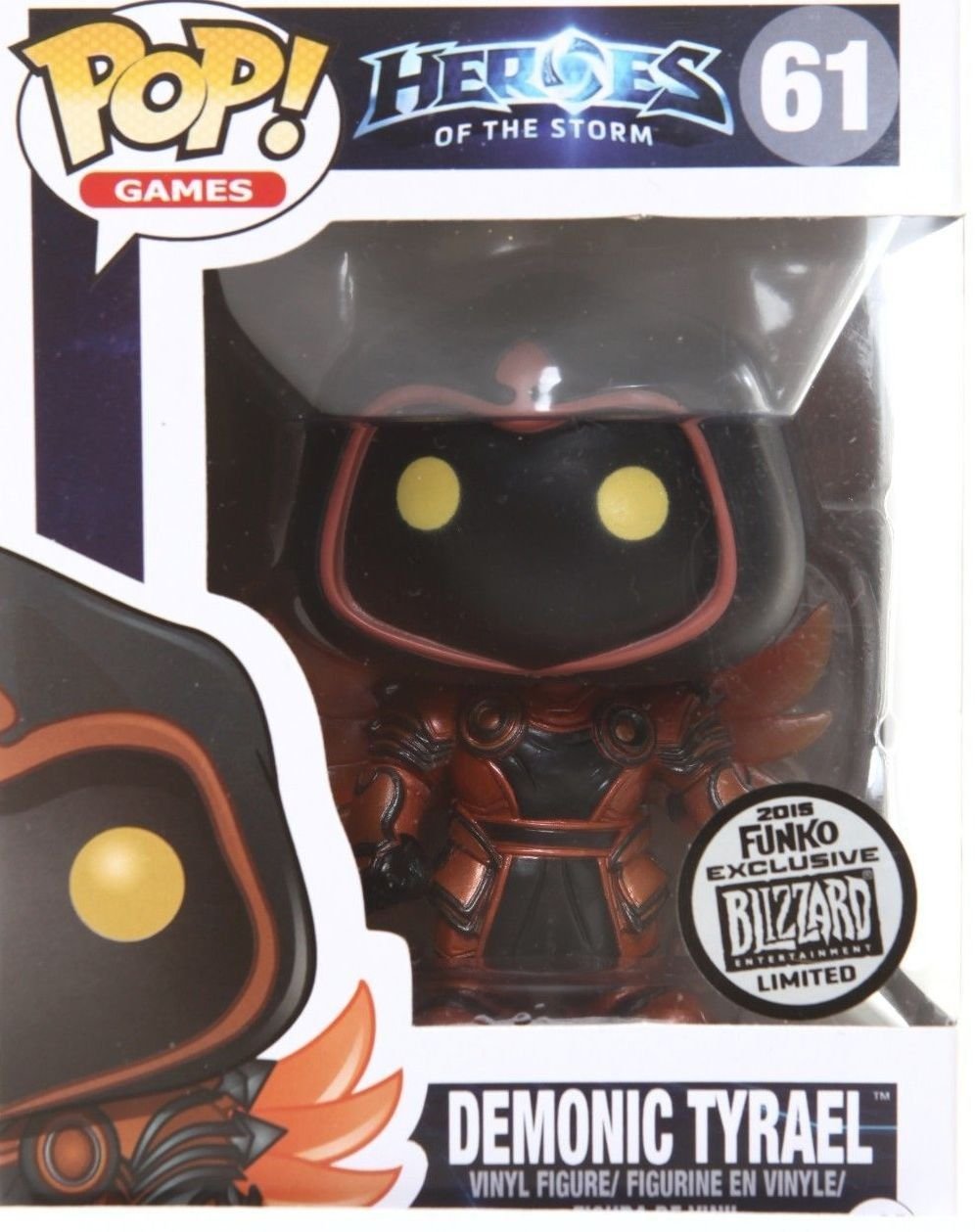 SDCC Comic Con 2015 Exclusive Funko Pop! Vinyl Figure - Heroes of the Storm Demonic Tyrael by Blizzard - Perfect for Gaming Collectors & Comic Con Fans - Great for Display, Gift Giving & Pop Culture Enthusiasts