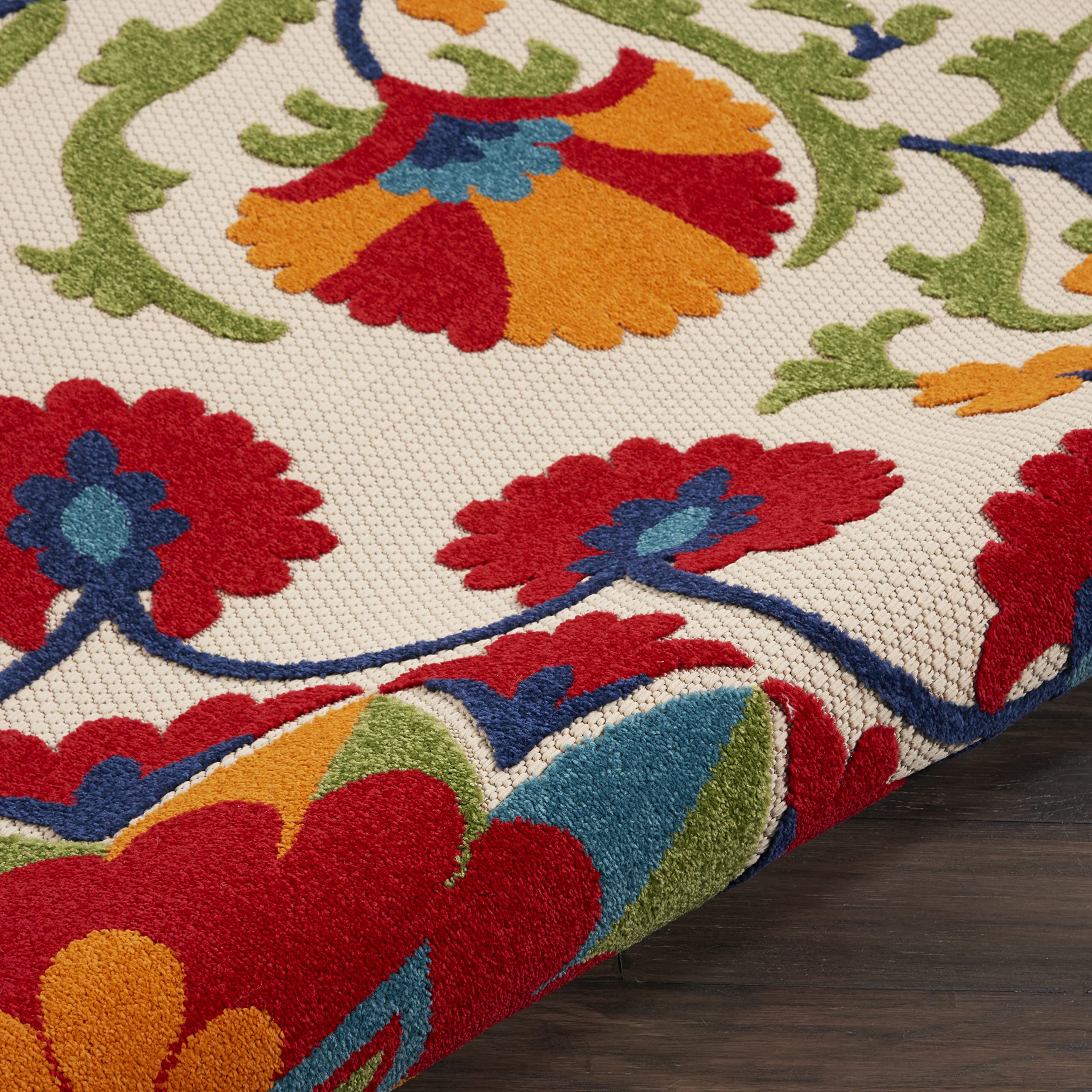 Nourison Aloha Indoor/Outdoor Round Area Rug - 7'10