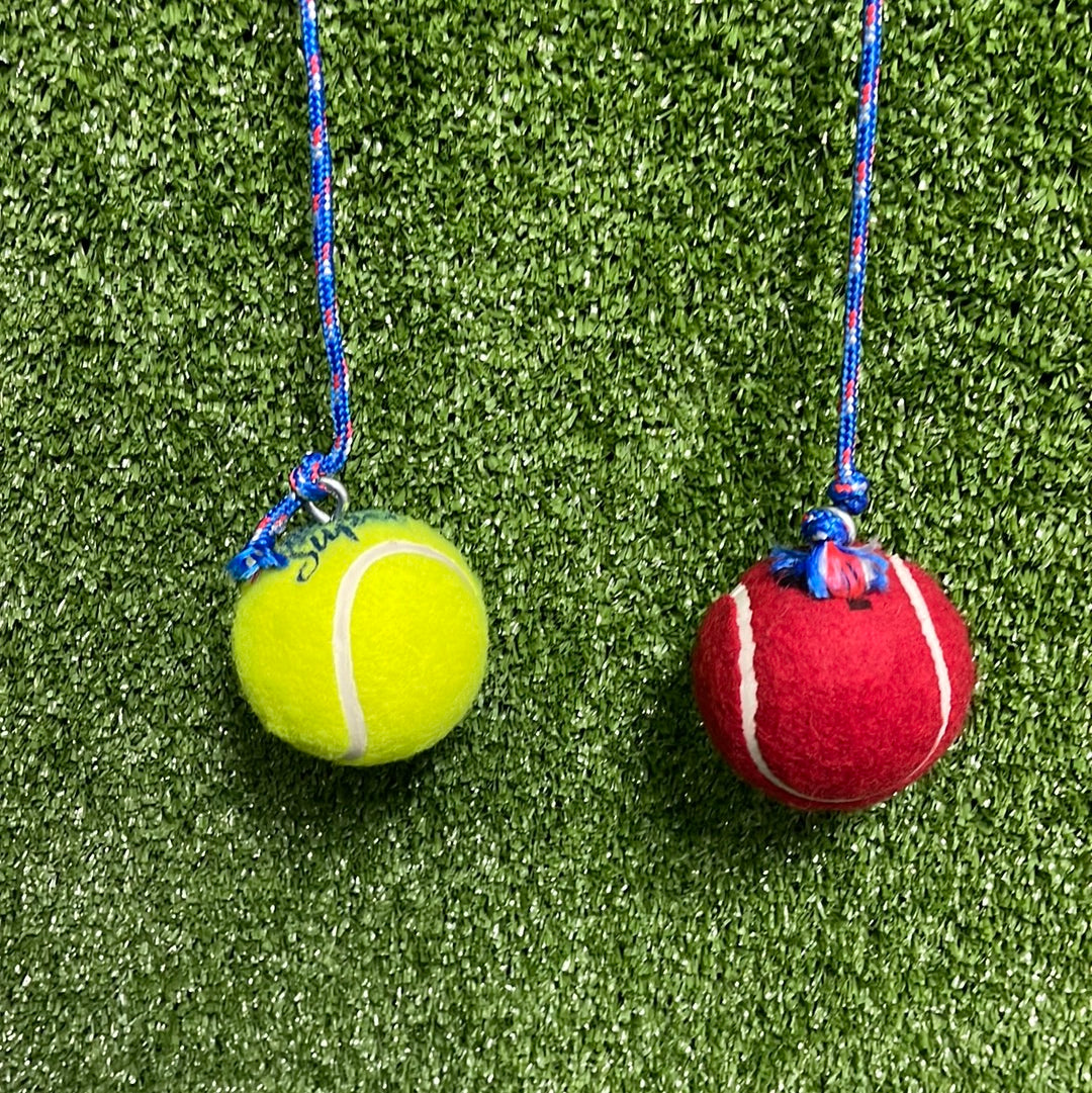 NIVIA Hanging String Tennis Cricket Training Ball - Practice Cricket & Tennis Skills at Home, Backyard, or Gym - Perfect for Solo Drills & Sports Training