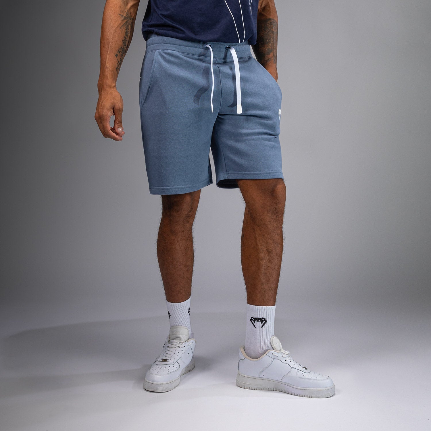 Venum Classic MMA Shorts - Breathable & Lightweight Training Shorts for Men | Ocean Blue | Perfect for MMA, Boxing, Muay Thai & Gym Workouts