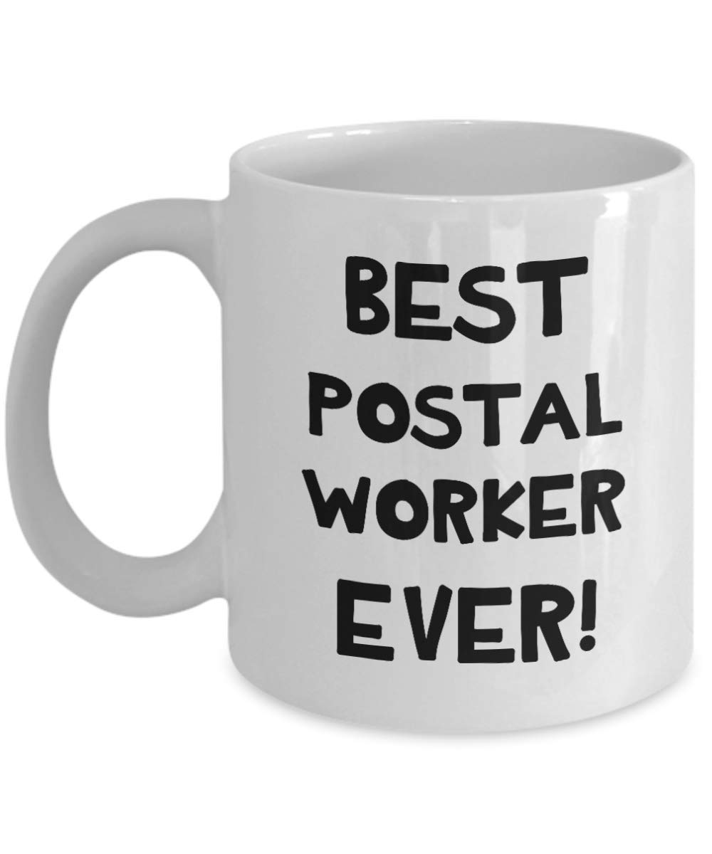 Funny & Cute Postal Worker Appreciation Gifts - Best Mail Carrier Coffee Mug for USPS, UPS, FedEx Delivery Person - Perfect Thank You Gift for Post Office Clerk, Letter Carrier & Package Handler - Great for Office Use, Coffee Breaks & Retirement Gifts