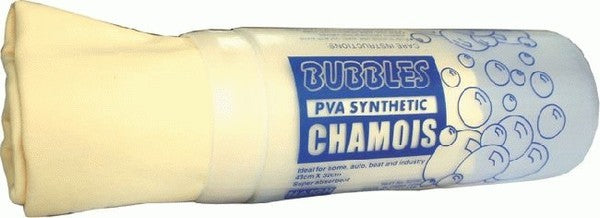 Premium Bubbles Chamois Synthetic PVA Large Car Wash Towel (SC292) – Ultra Absorbent, Scratch-Free Drying for Cars, Motorcycles & Boats