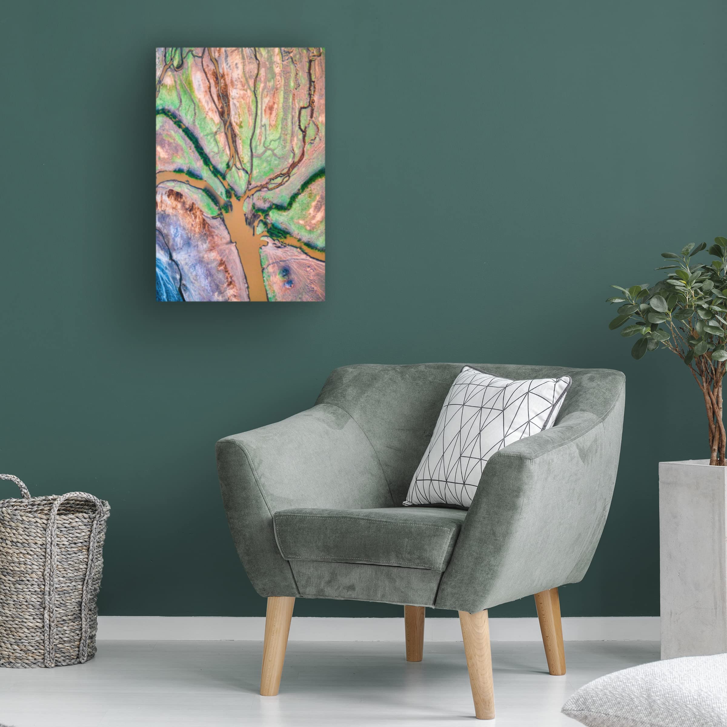 Trademark Fine Art 'Gods Palette' Canvas Wall Art Print by John Fan - Perfect for Living Room, Bedroom & Office Decor