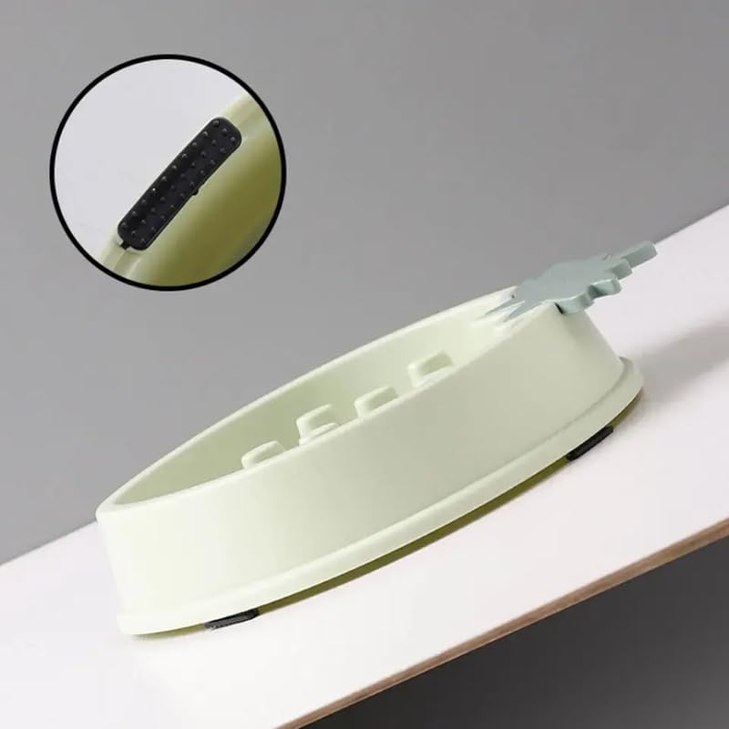 PSK PET MART Slow Feeder Dog Bowl - Anti-Choking Puzzle Food Bowl for Small Medium Large Dogs - Bone Design Pet Feeding Dish for Mealtime Fun & Mental Stimulation - Perfect for Fast Eaters, Training, and Interactive Play