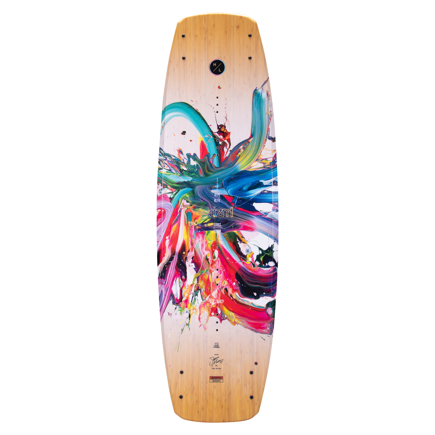 Hyperlite Women's Prizm Wakeboard 2024 - Premium Performance Wakeboard for Women, Lightweight & Durable Design - Perfect for Lake Riding, Boat Sports & Water Adventures