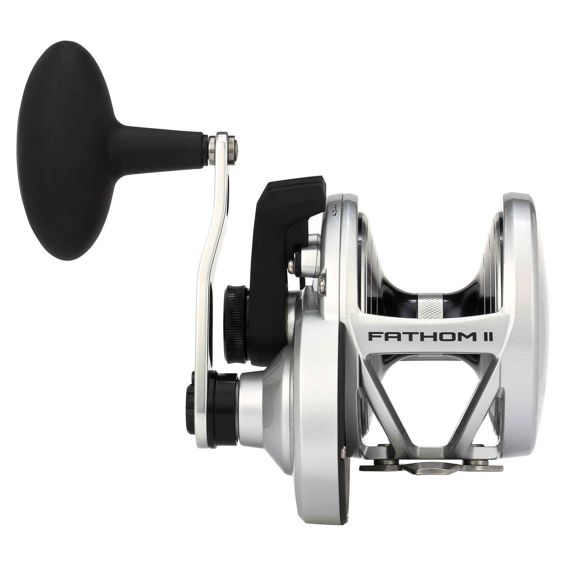 Penn Fathom II Lever Drag Conventional Fishing Reel - Saltwater & Freshwater Trolling Reel for Offshore & Inshore Fishing - Perfect for Deep Sea, Surf Casting & Boat Fishing