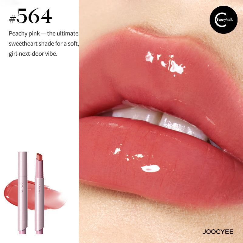 Joocyee Glass Mirror Solid Lip Gloss - High Shine Hydrating Lipstick, Long Lasting Non-Sticky Lip Gloss for Women - Perfect for Daily Wear, Date Night & Special Occasions