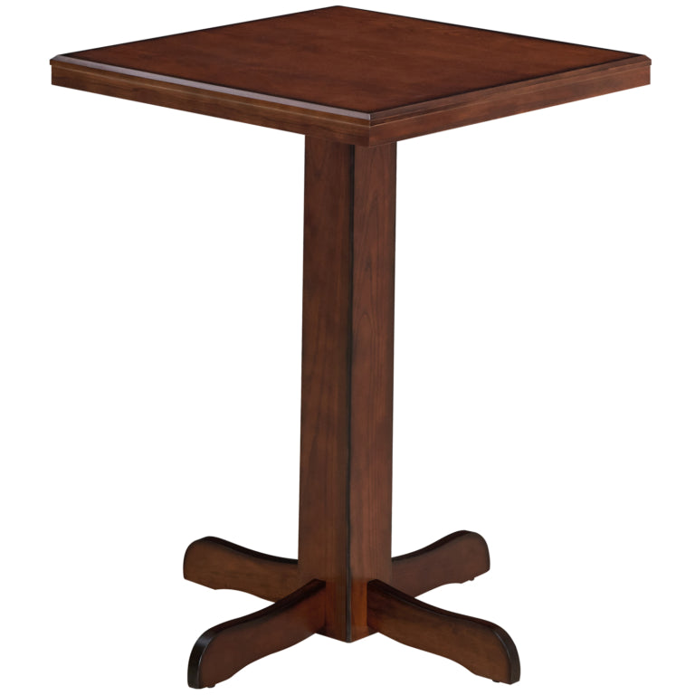Premium Solid Wood Square Pub Table for Bar, Patio, or Game Room - Rustic & Durable Home Decor
