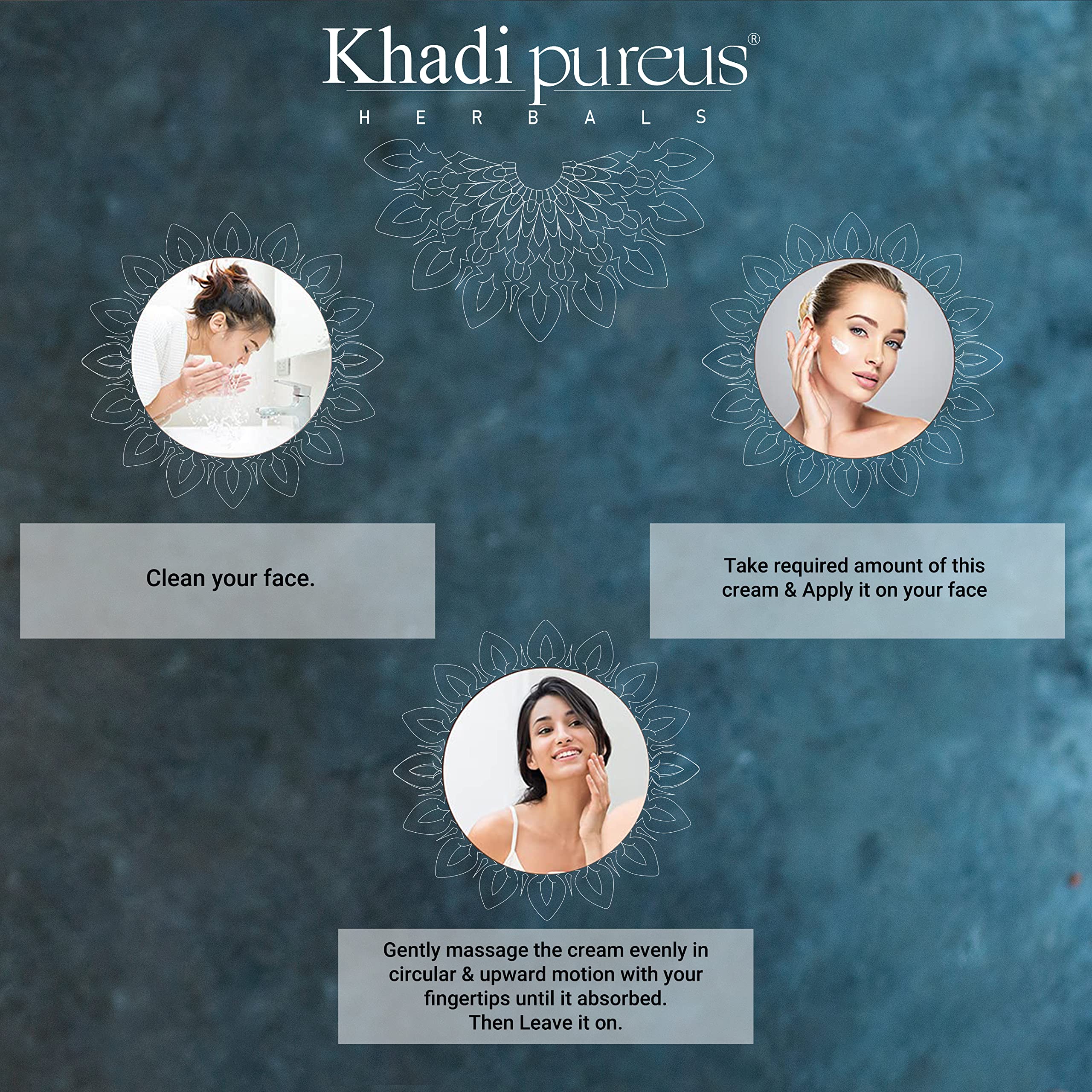 PUREUS Khadi Herbals Siyasundari Kumkumadi Night Cream - Anti-Aging Face Cream for Glowing Skin, Reduces Pigmentation, Dark Circles & Blackheads (50g) | Rejuvenating Night Treatment for Radiant Complexion | Perfect for Evening Skincare Routine & Anti-Aging Regimen