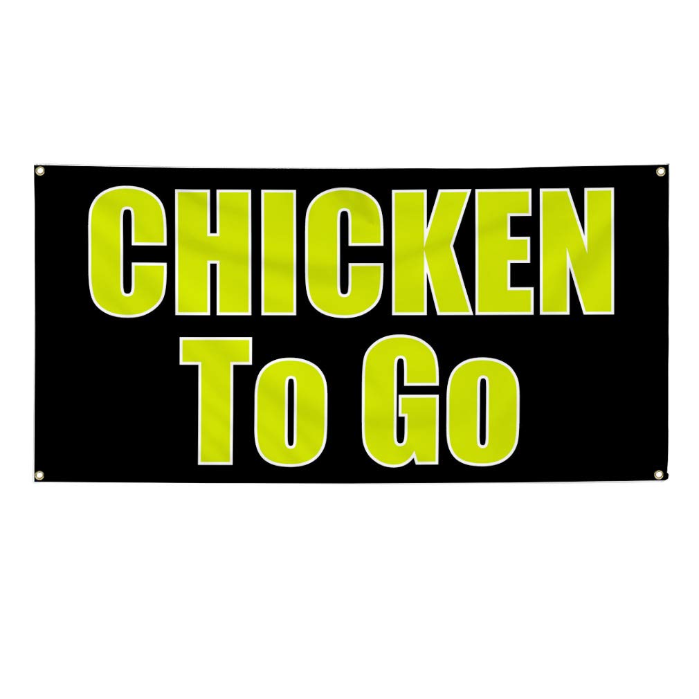 Durable 60x144 Inches Vinyl Banner with 10 Grommets - Weatherproof Outdoor Advertising Sign for Restaurants, Food Trucks & Industrial Use | Perfect for Yard Sales, Events & Promotions