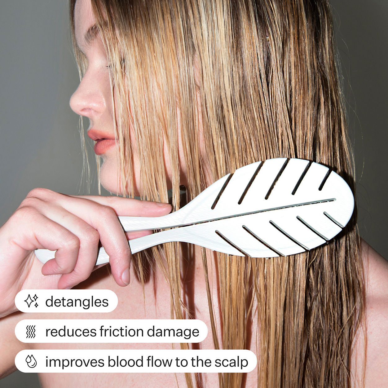 Best Detangling Hair Brush for Wet & Dry Hair - Pain-Free Knot Remover for Kids & Adults - Perfect for Curly, Thick, and Long Hair - Salon Quality at Home