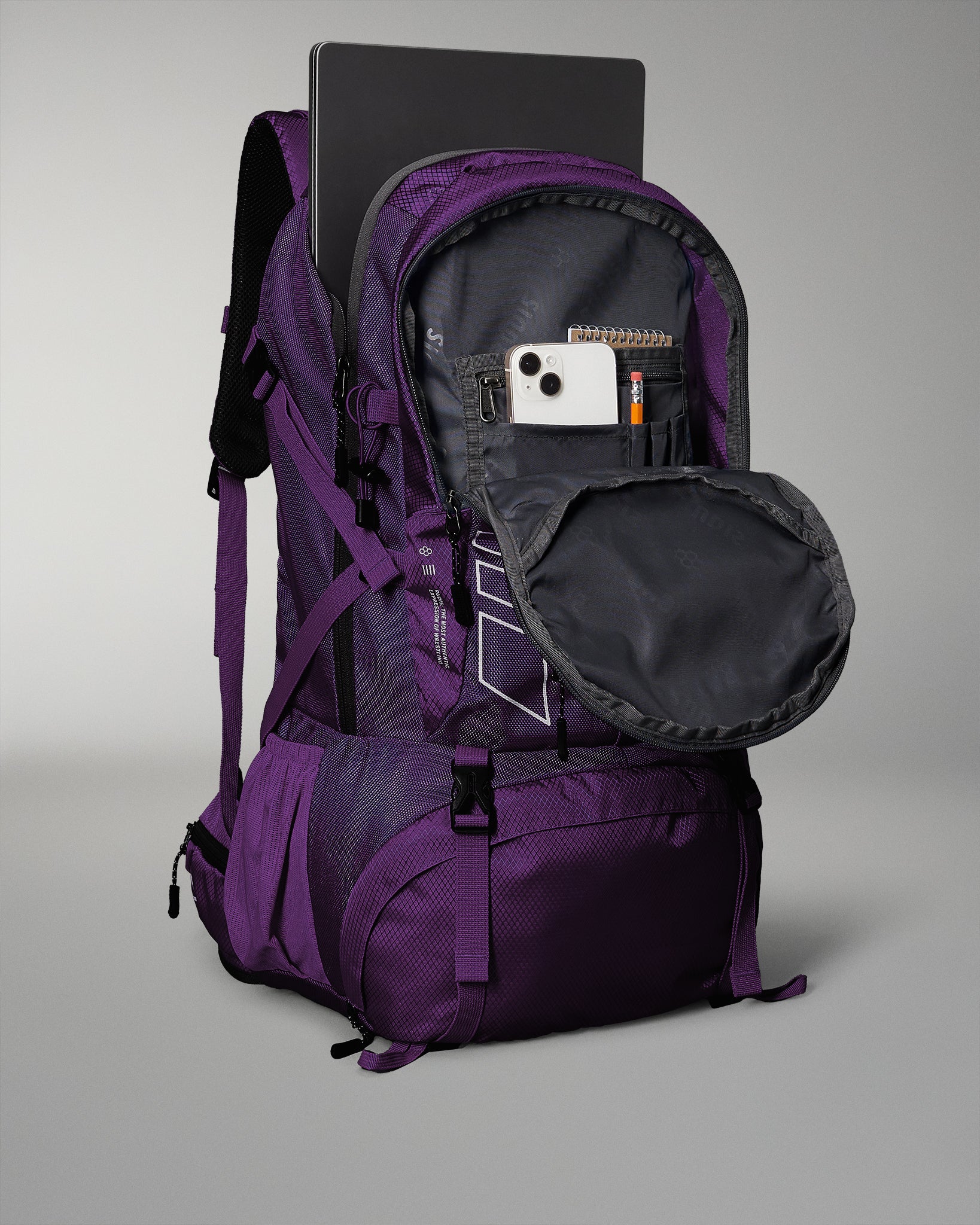 RUDIS Genesis Gearpack IV Wrestling Backpack - Solid Purple for Training, Competition & Travel | Durable Sports Bag for Athletes & Coaches