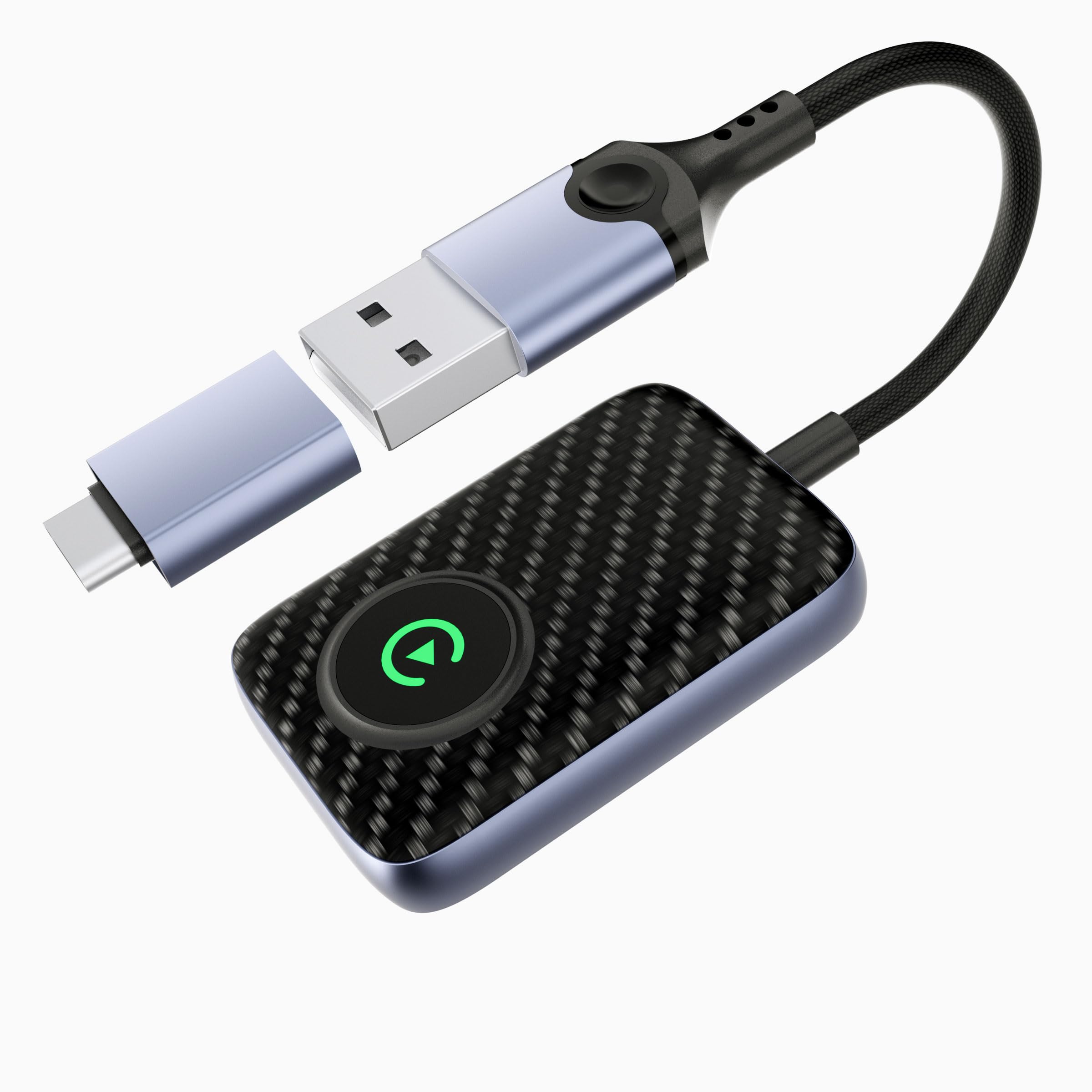 2024 Upgraded Wireless CarPlay Adapter - Convert Factory Wired to Wireless CarPlay for iPhone | Plug & Play | Multi-User Seamless Connection | Perfect for Commuting, Road Trips & Hands-Free Driving