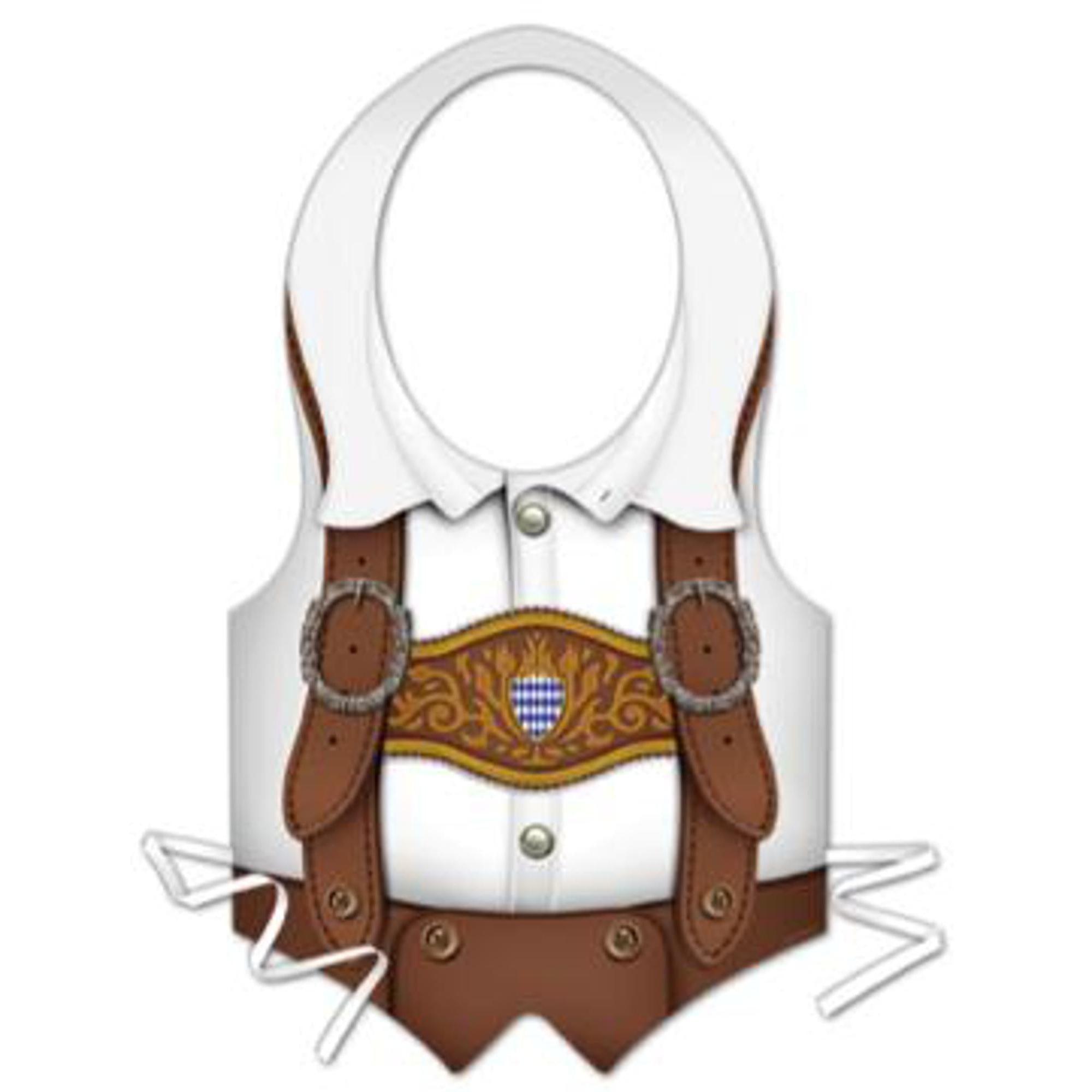 Disposable Oktoberfest Vest - Premium Quality German Beer Festival Costume for Men & Women - Perfect for Oktoberfest Parties, Halloween, and Themed Events