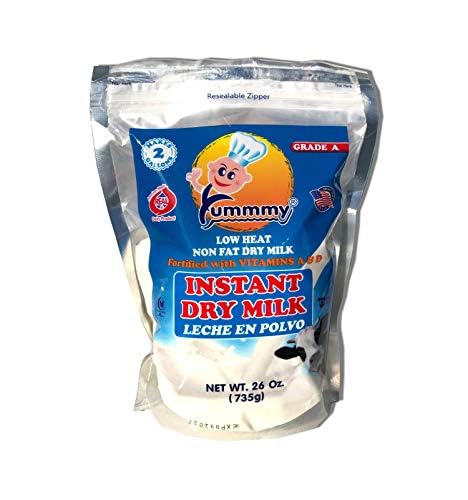 Yummy Instant Nonfat Dry Milk Powder 26 oz - Grade A, Kosher & Halal Certified, Made in USA | Perfect for Baking, Coffee Creamer, Smoothies, and Cooking