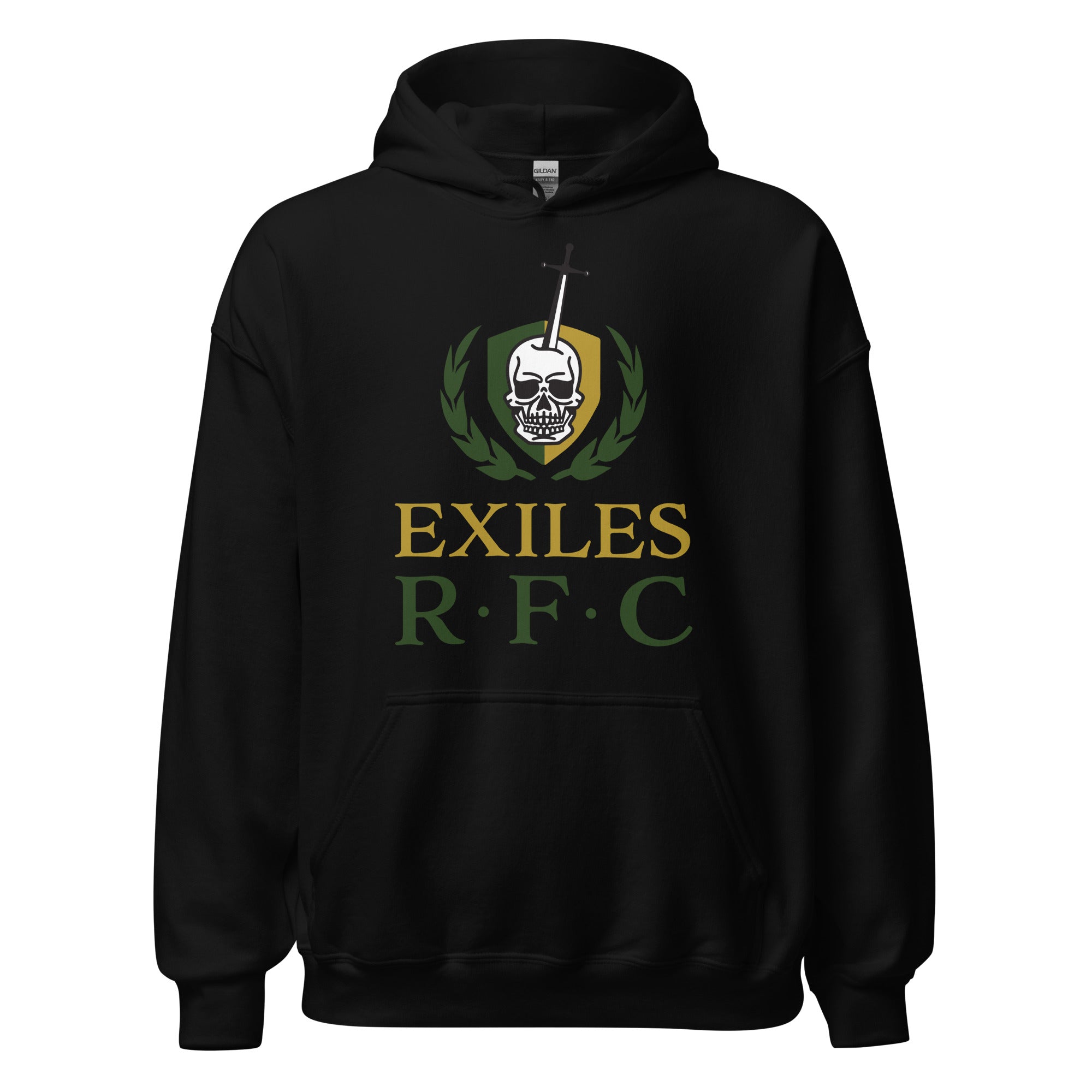 Exiles RFC Heavy Blend Hoodie - Premium Cotton Pullover for Men & Women - Cozy Winter Sweatshirt for Rugby Fans & Outdoor Activities