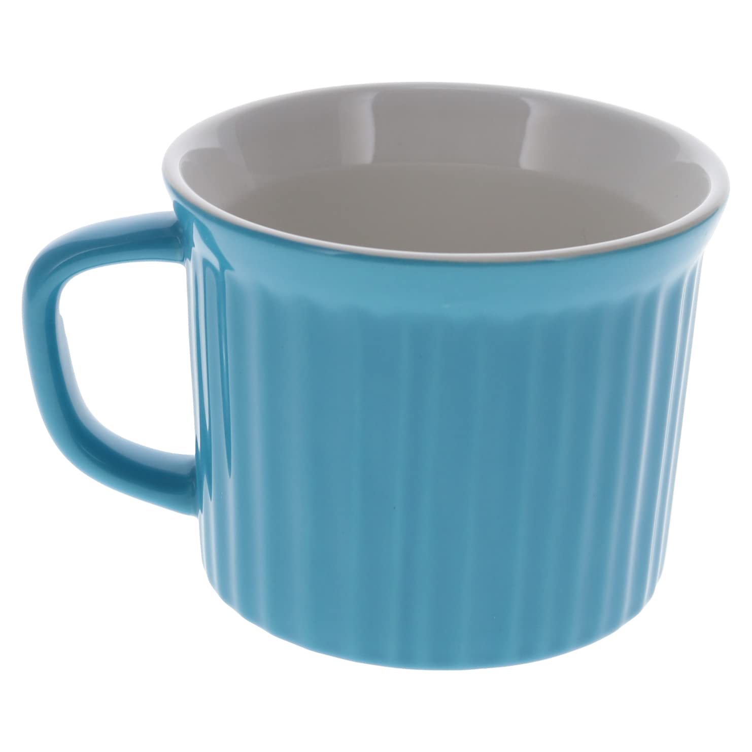 Corningware 20oz Pool Blue Round Soup Mug - Microwave & Oven Safe, Perfect for Soups, Stews, and Hot Beverages