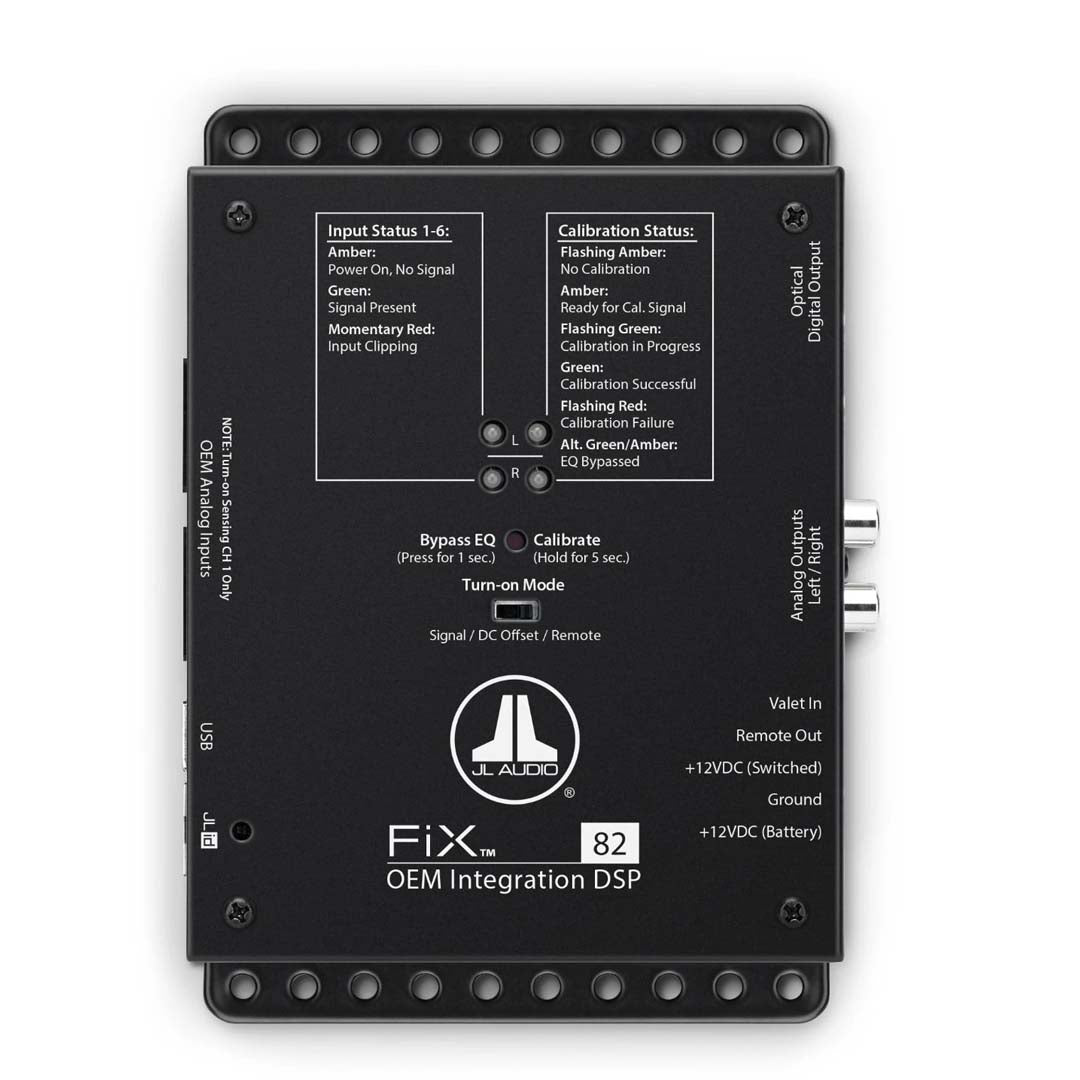 JL Audio FiX 82 2-Channel OEM Integration DSP - Premium Car Audio Processor for Enhanced Sound Quality | Perfect for Vehicle Audio System Upgrades & Custom Installations