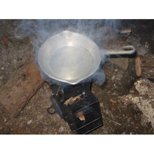 Portable Flat Pack Rocket Stove for Camping, Hiking & Emergency Preparedness - Compact Outdoor Cooking Stove for Survival, Backpacking & Bushcraft Adventures