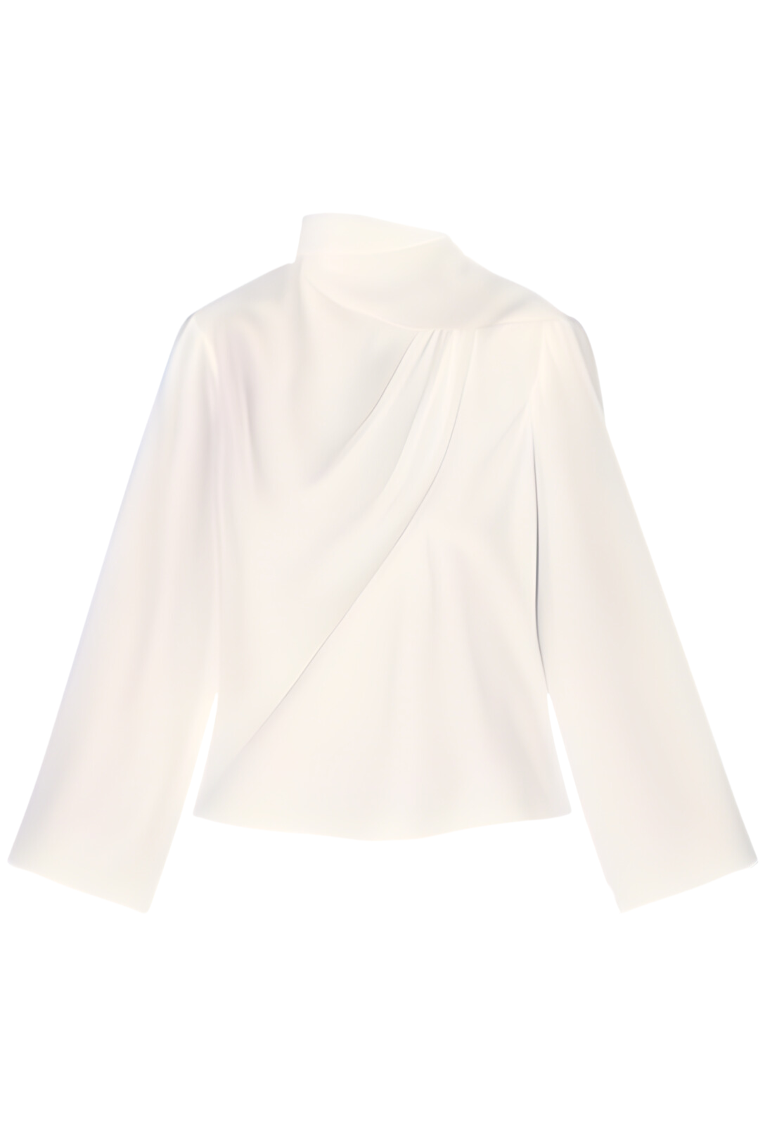 Luxury Silk Foulard Blouse in Cream - Elegant Women's Fashion Top for Office, Party & Special Occasions
