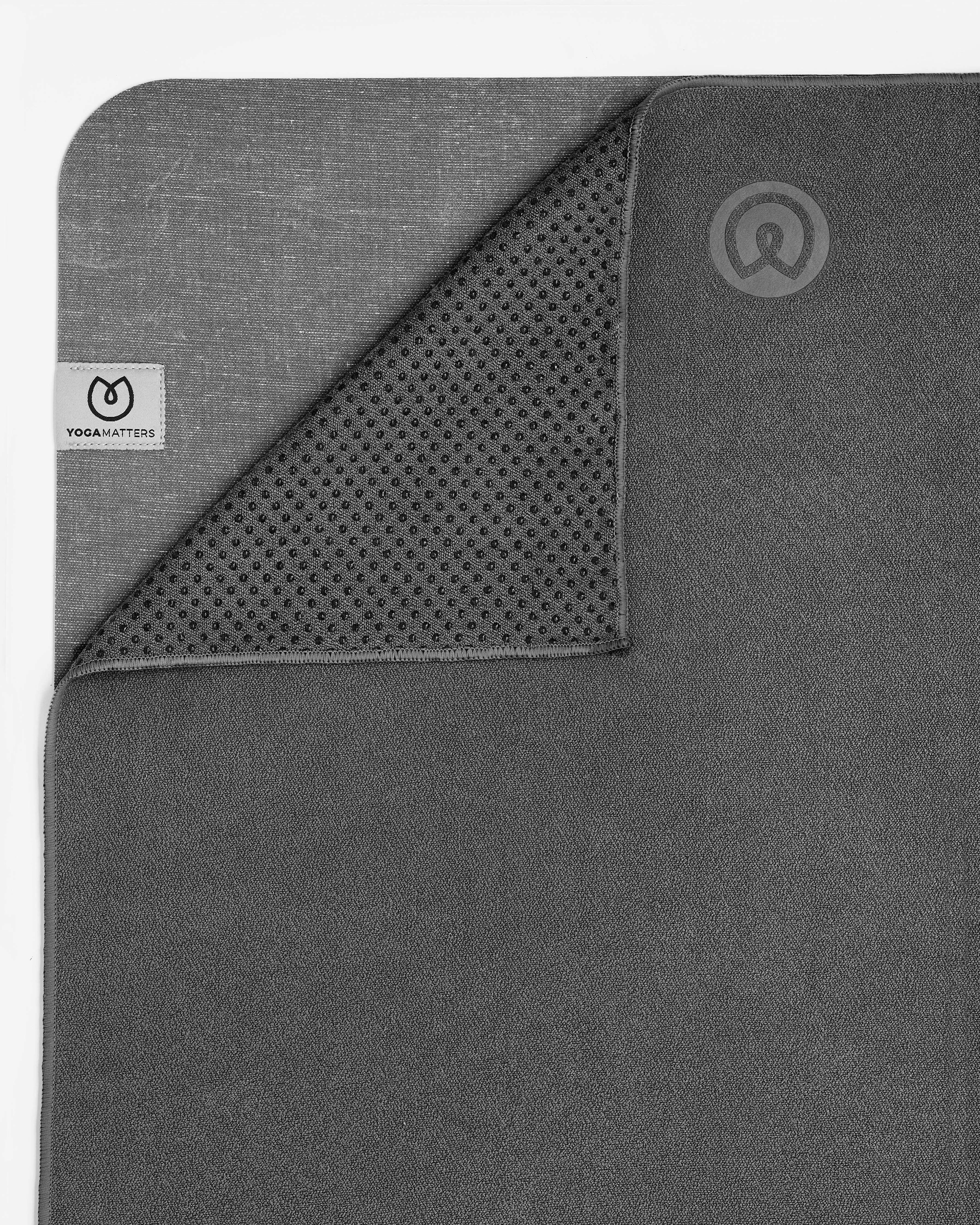 Yogamatters Non-Slip Yoga Mat Towel - Premium Grip for Hot Yoga, Pilates & Workouts - Perfect for Sweat Absorption & Stability