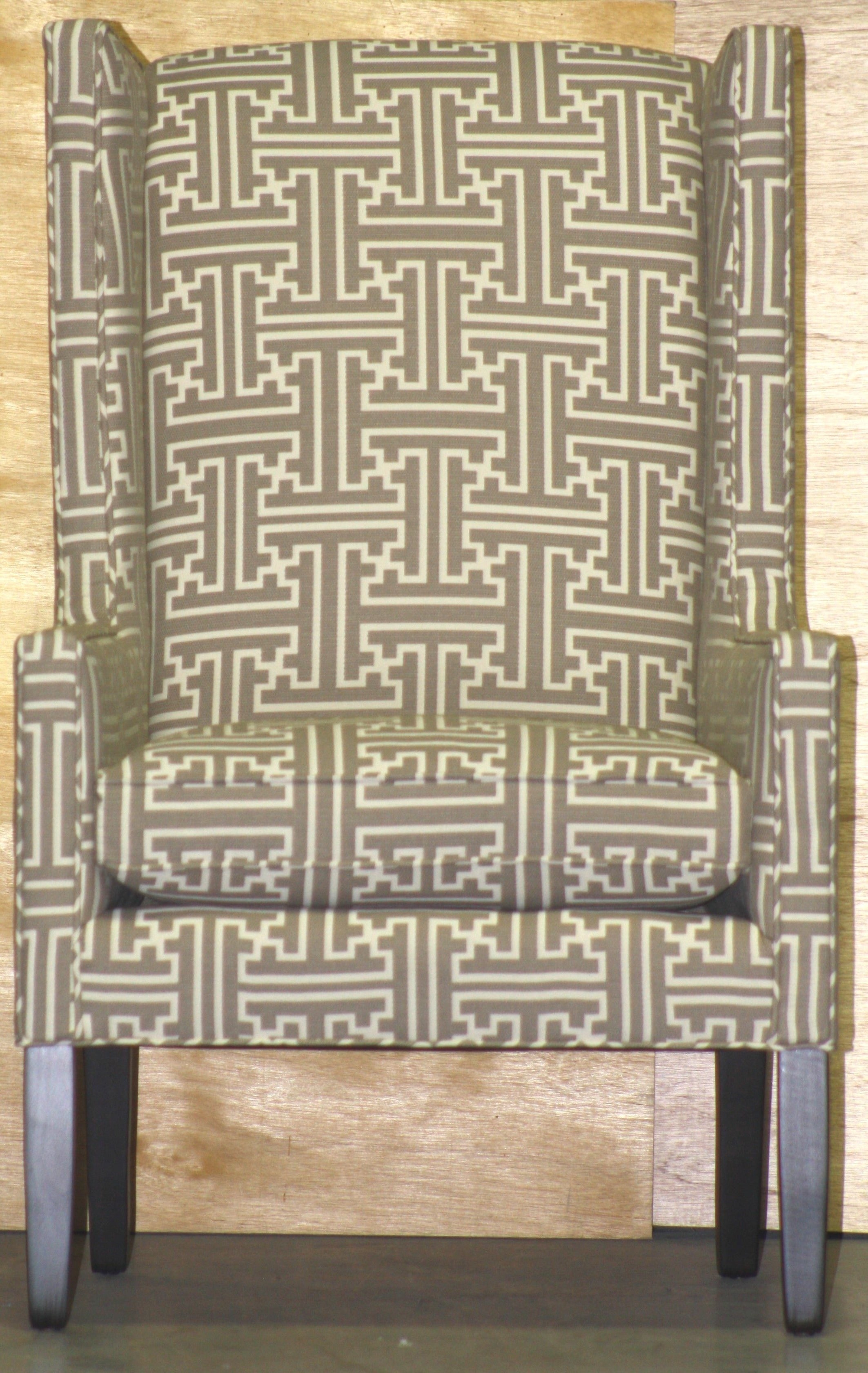 Arabella Modern Wingback Chair - Upholstered Accent Armchair with Nailhead Trim - Perfect for Living Room, Bedroom, or Office Decor