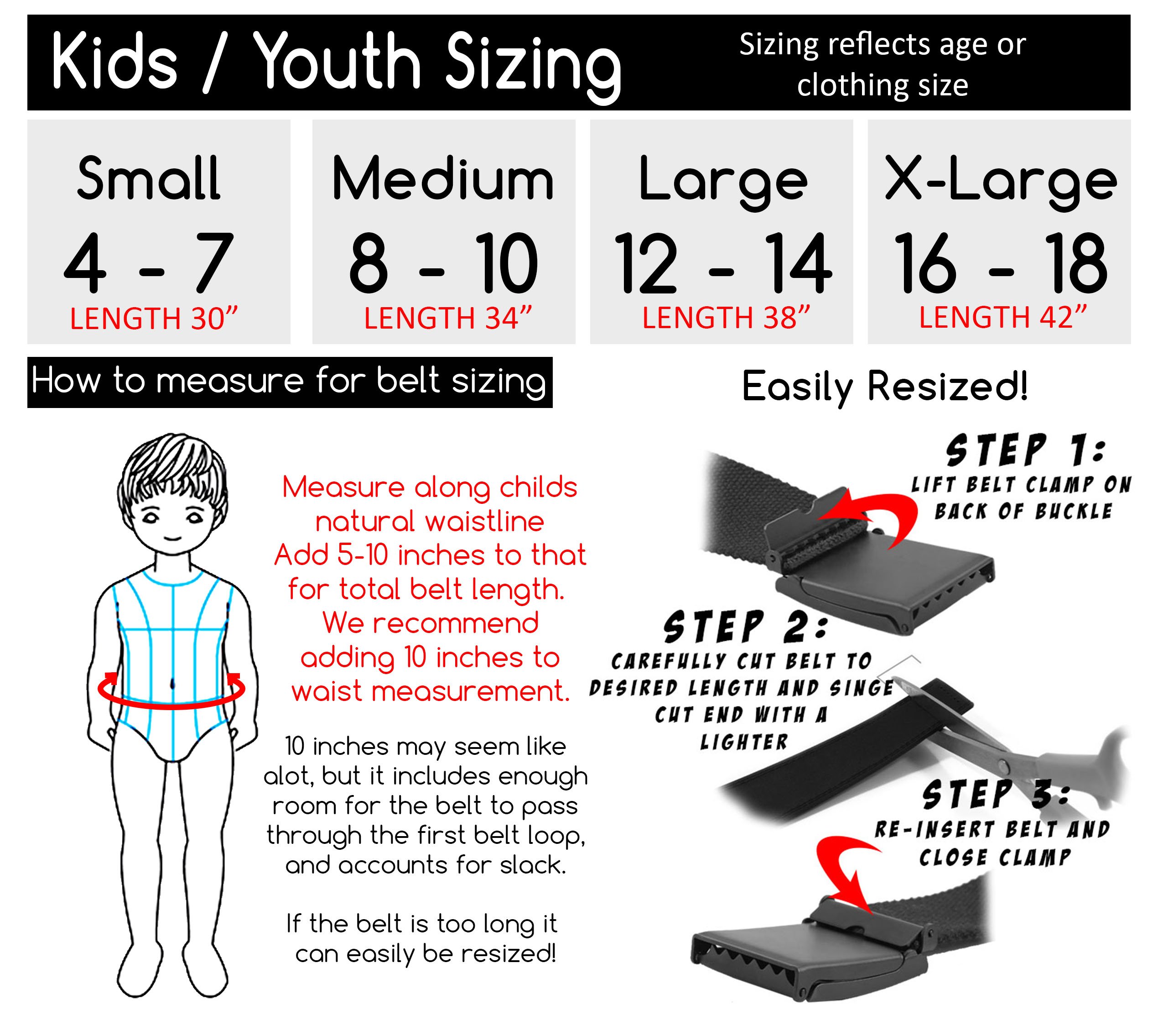 Build A Belt Boy's Classic Gold Slider 1.25