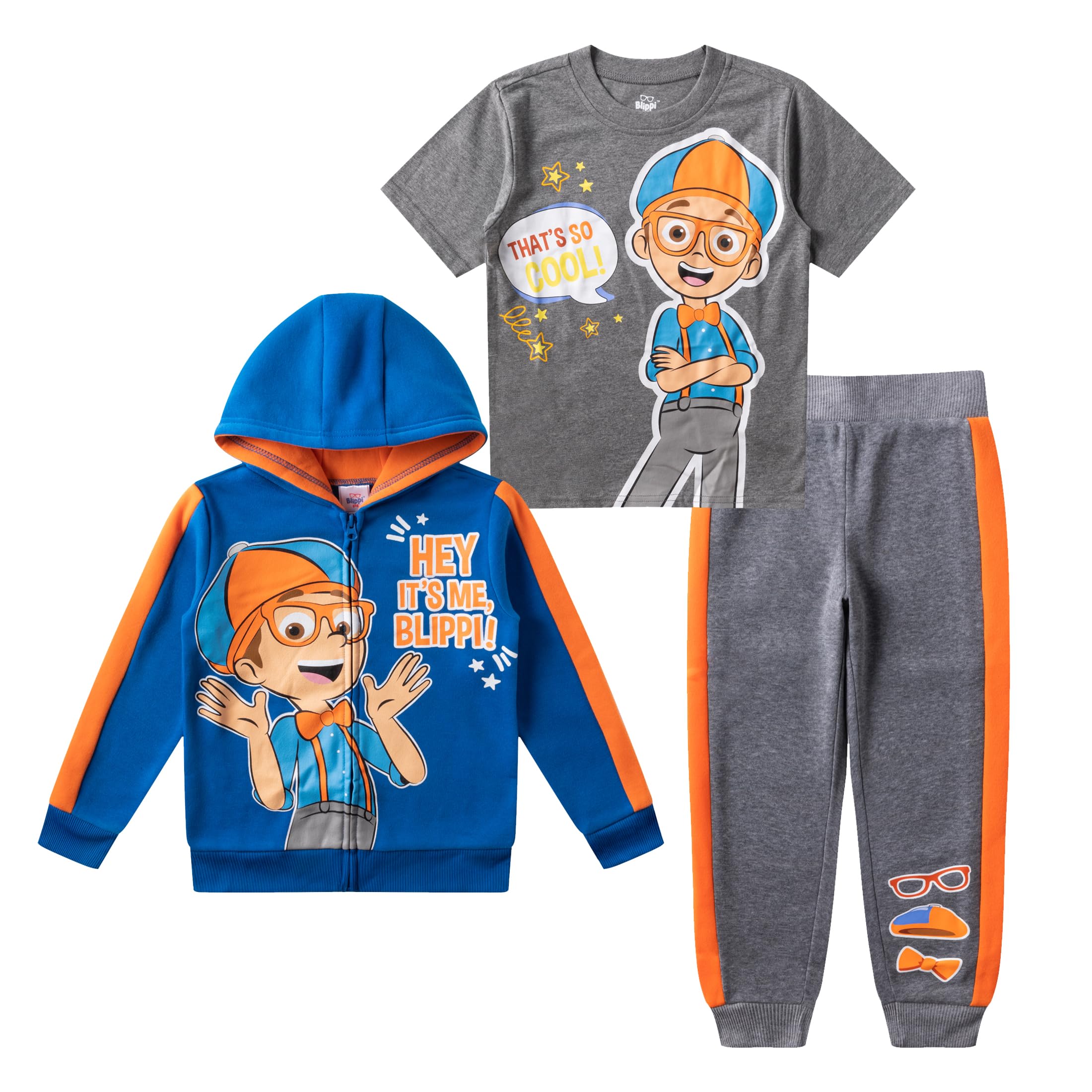 Blippi Officially Licensed Boys' Clothing - Fun & Educational Outfits for Kids' Playtime, Learning & Adventures