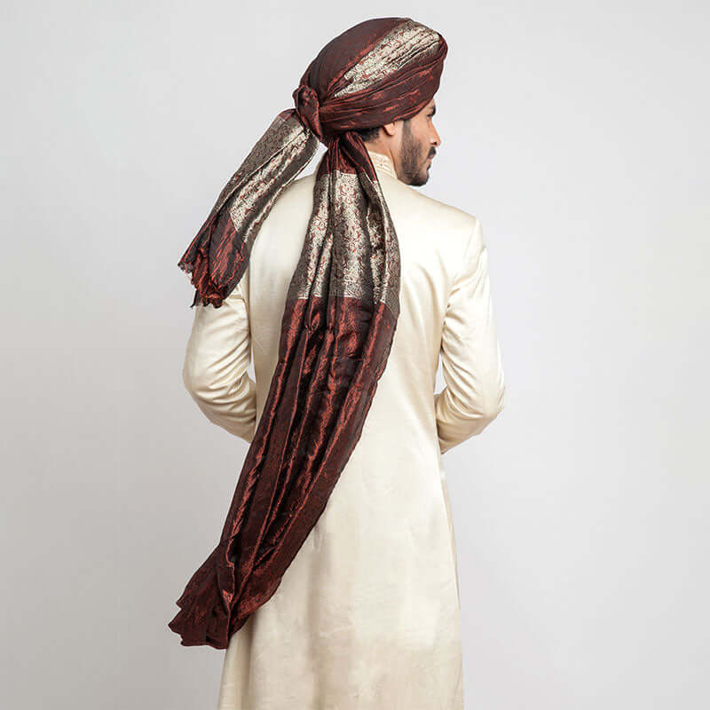 Elegant Ivory Raw Silk Sherwani for Men | Traditional Indian Wedding Attire | Perfect for Grooms & Formal Occasions