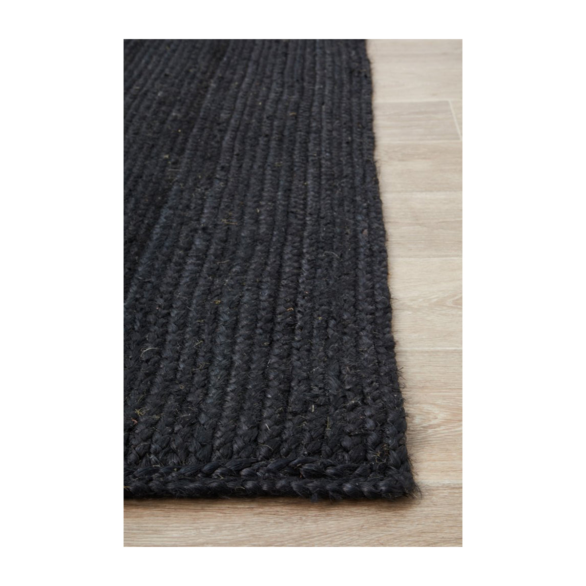 Bondi Rectangle Rug - Soft Modern Black Area Rug for Living Room, Bedroom, or Office - Non-Slip & Easy to Clean