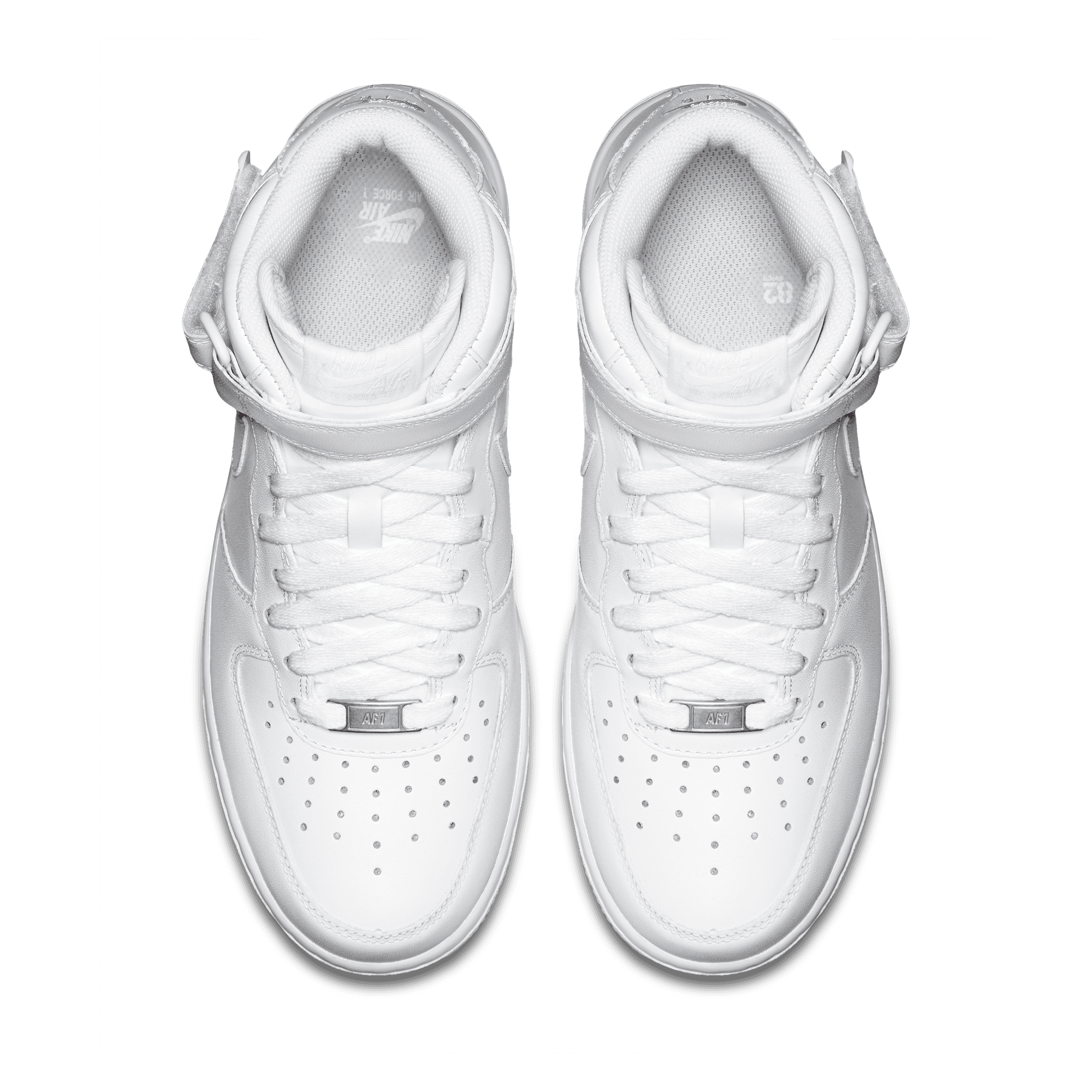 Nike Air Force Mid '07 Sneakers - White/White | Men's Basketball Shoes for Casual Wear & Street Style