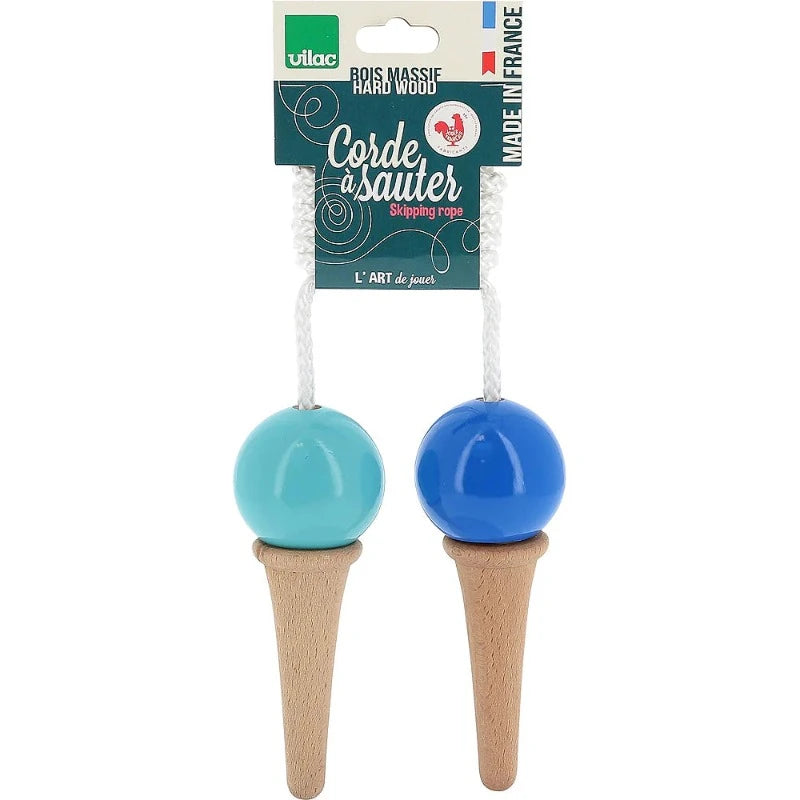 Wooden Ice Cream Skipping Rope - Fun Jump Rope for Kids & Adults - Perfect for Exercise, Playtime & Outdoor Activities