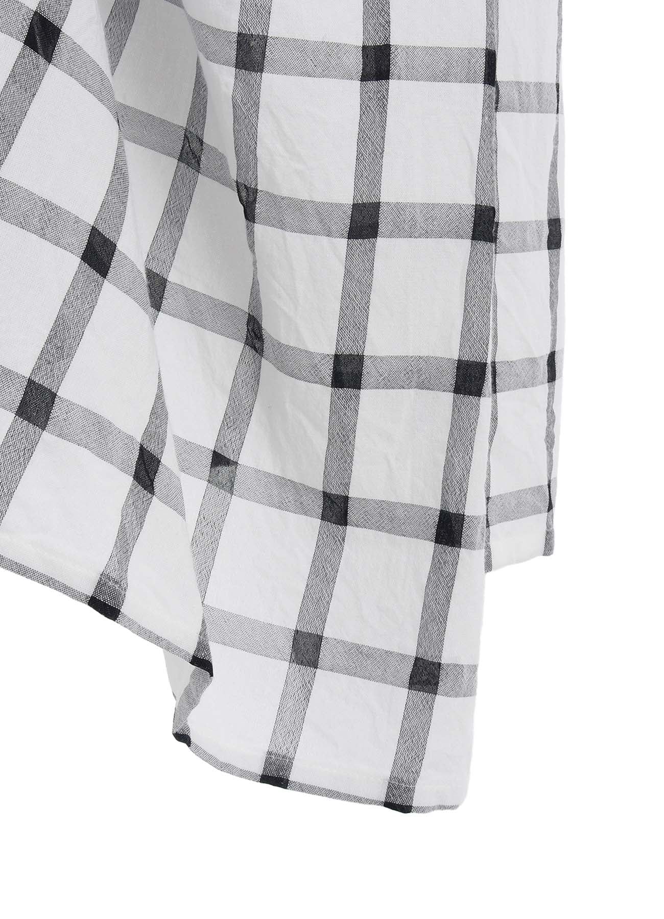 Soft & Breathable Cotton Cupro Plaid Shirt Dress for Women - Stylish Casual & Office Wear - Perfect for Spring, Fall & Layering Outfits