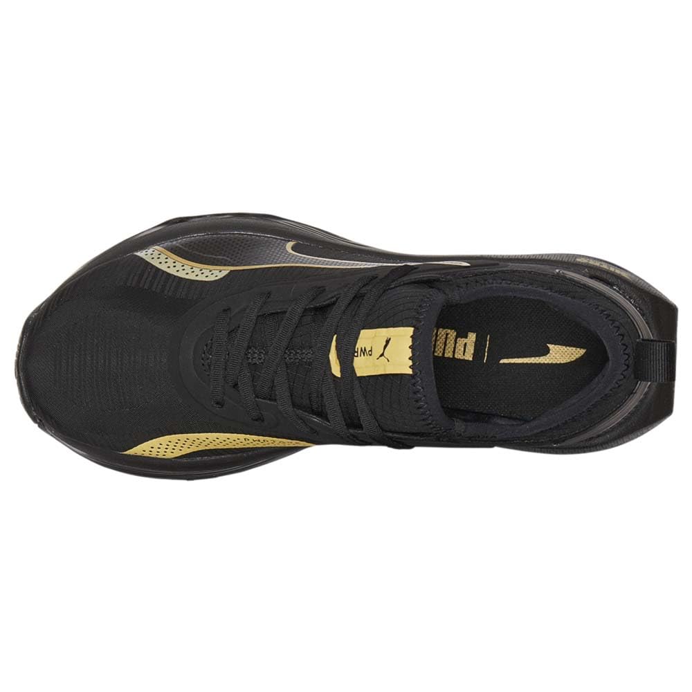 PUMA Women's Pwr Xx Nitro Deco Glam Training Sneakers - Black Running Shoes Size 8.5 for Women - Gym Workout & Casual Walking Shoes