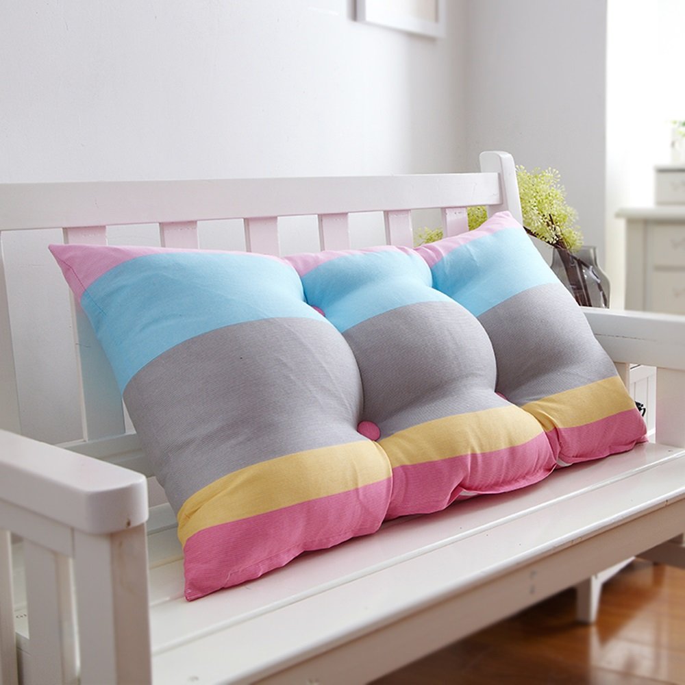 Comfortable Long Body Pillow for Bed and Sofa - Large Back Support Cushion, Korean Style Bedside Pillow - Perfect for Reading, Relaxing, and Back Pain Relief