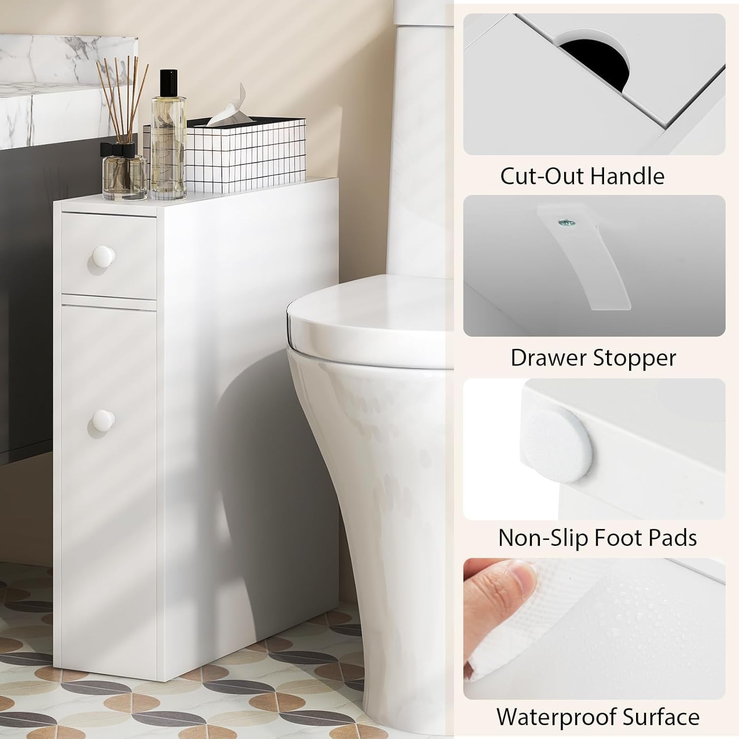 MITPATY Bathroom Storage Organizer - 8.7